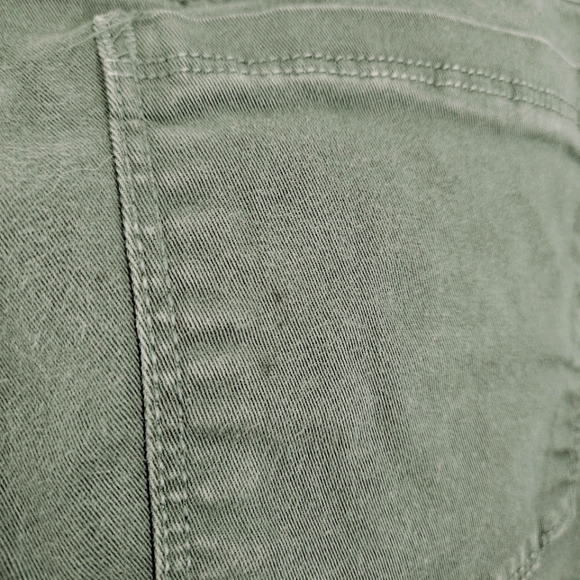 EUC Parker Smith Forest Green Denim Skinny Jeans w/ Stretchy Waist Women's Sz 31 - Picture 6 of 7